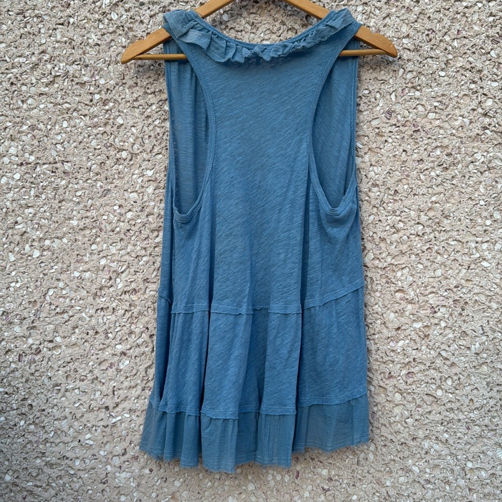 Free People Out and About Ruffled Tank Top - Picture 5 of 7